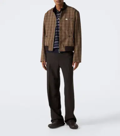 Wales Bonner Beam striped wool polo sweater | Thumbnail 3 Wales Bonner Beam striped wool polo sweater | Thumbnail 3