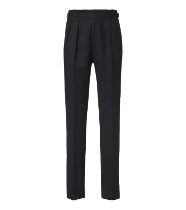 Rubinacci Pleated virgin wool tapered pants | Thumbnail 1 Rubinacci Pleated virgin wool tapered pants | Thumbnail 1