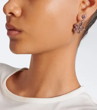 Simone Rocha Crystal-embellished drop earrings | Thumbnail 5 Simone Rocha Crystal-embellished drop earrings | Thumbnail 5