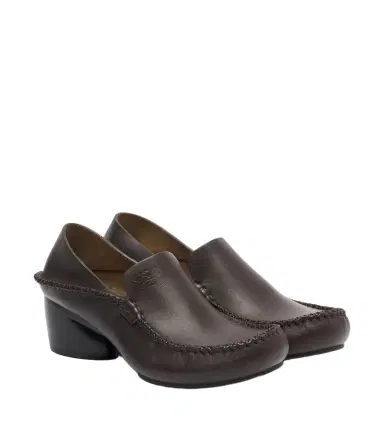 Loewe Oval leather loafer pumps | Thumbnail 1 Loewe Oval leather loafer pumps | Thumbnail 1