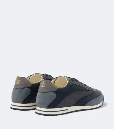 Brunello Cucinelli Leather-trimmed sneakers | Thumbnail 2 Brunello Cucinelli Leather-trimmed sneakers | Thumbnail 2