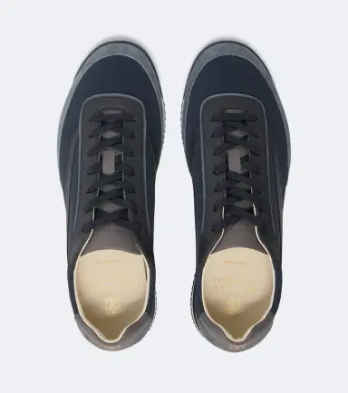 Brunello Cucinelli Leather-trimmed sneakers | Thumbnail 5 Brunello Cucinelli Leather-trimmed sneakers | Thumbnail 5