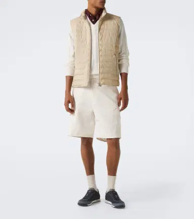 Brunello Cucinelli Leather-trimmed sneakers | Thumbnail 7 Brunello Cucinelli Leather-trimmed sneakers | Thumbnail 7
