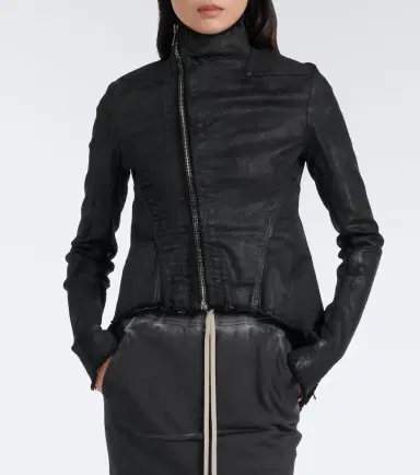 Rick Owens DRKSHDW Naska Gary cotton-blend denim jacket | Thumbnail 3 Rick Owens DRKSHDW Naska Gary cotton-blend denim jacket | Thumbnail 3