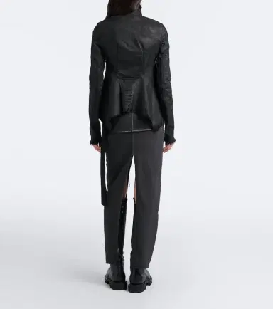 Rick Owens DRKSHDW Sliced Pillar cotton maxi skirt | Thumbnail 2 Rick Owens DRKSHDW Sliced Pillar cotton maxi skirt | Thumbnail 2