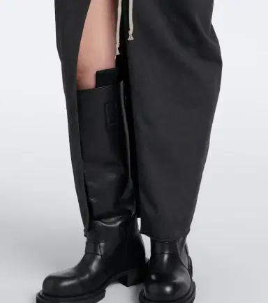 Rick Owens DRKSHDW Sliced Pillar cotton maxi skirt | Thumbnail 5 Rick Owens DRKSHDW Sliced Pillar cotton maxi skirt | Thumbnail 5