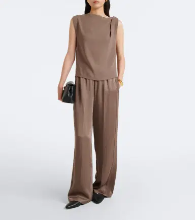 Vince Draped crêpe top | Thumbnail 5 Vince Draped crêpe top | Thumbnail 5