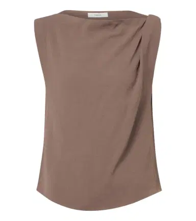 Vince Draped crêpe top | Thumbnail 1 Vince Draped crêpe top | Thumbnail 1