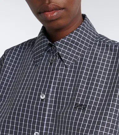 Loewe Checked cotton-blend shirt | Thumbnail 6 Loewe Checked cotton-blend shirt | Thumbnail 6