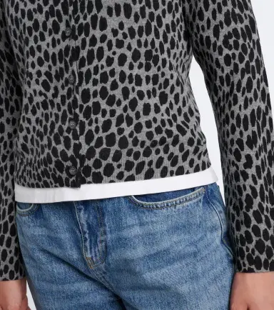 Nili Lotan Keelah leopard-print cashmere cardigan | Thumbnail 4 Nili Lotan Keelah leopard-print cashmere cardigan | Thumbnail 4
