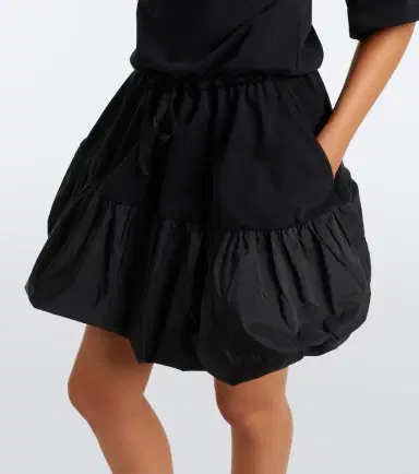 Patou Faille-trimmed cotton minidress | Thumbnail 3 Patou Faille-trimmed cotton minidress | Thumbnail 3
