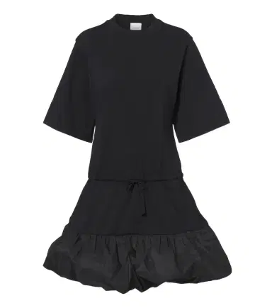 Patou Faille-trimmed cotton minidress | Thumbnail 1 Patou Faille-trimmed cotton minidress | Thumbnail 1