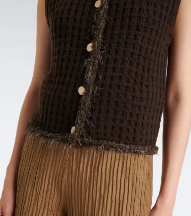 Jardin des Orangers Waffle-knit wool and cashmere sweater vest | Thumbnail 6 Jardin des Orangers Waffle-knit wool and cashmere sweater vest | Thumbnail 6