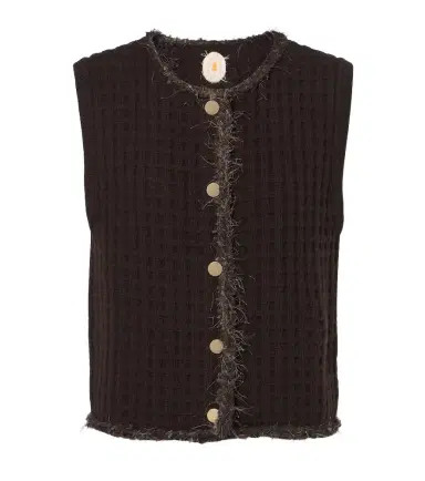 Jardin des Orangers Waffle-knit wool and cashmere sweater vest | Thumbnail 1 Jardin des Orangers Waffle-knit wool and cashmere sweater vest | Thumbnail 1
