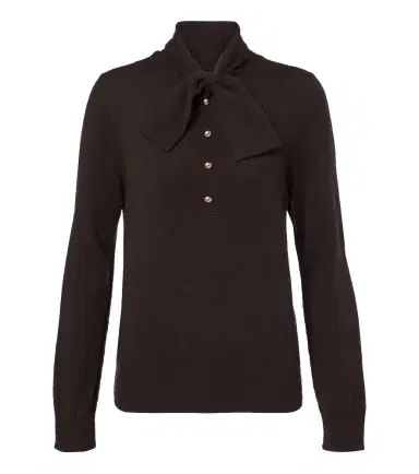 Jardin des Orangers Tie-neck wool and cashmere sweater | Thumbnail 1 Jardin des Orangers Tie-neck wool and cashmere sweater | Thumbnail 1