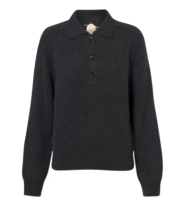 Wool and cashmere polo sweater Wool and cashmere polo sweater