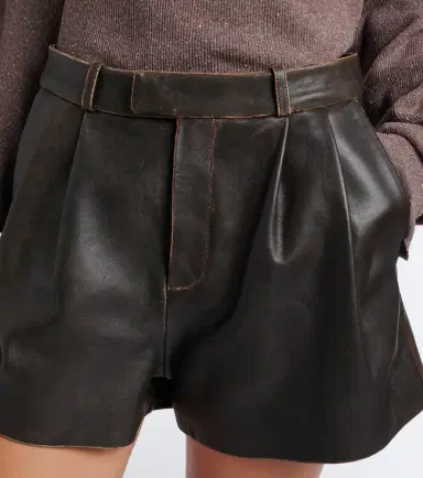 ARMA High-rise leather shorts | Thumbnail 4 ARMA High-rise leather shorts | Thumbnail 4
