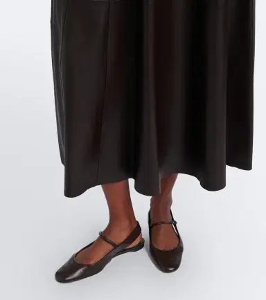 ARMA Eleni suede midi skirt | Thumbnail 3 ARMA Eleni suede midi skirt | Thumbnail 3