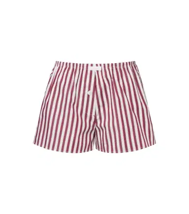 Eres House striped cotton shorts | Thumbnail 1 Eres House striped cotton shorts | Thumbnail 1