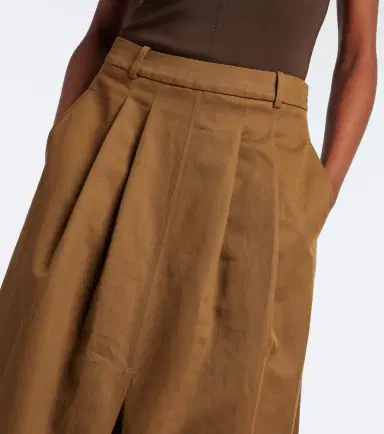 Joseph Kharis cotton and linen twill midi skirt | Thumbnail 5 Joseph Kharis cotton and linen twill midi skirt | Thumbnail 5