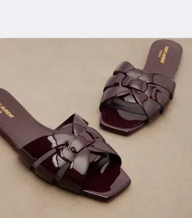 Saint Laurent Tribute patent leather sandals | Thumbnail 4 Saint Laurent Tribute patent leather sandals | Thumbnail 4