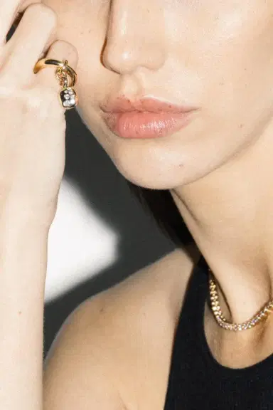 Uniform Object Diamond Carriage Ring Ear Cuff | Thumbnail 3 Uniform Object Diamond Carriage Ring Ear Cuff | Thumbnail 3