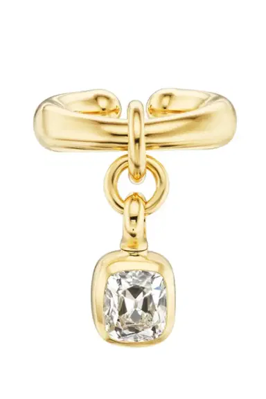 Uniform Object Diamond Carriage Ring Ear Cuff | Thumbnail 1 Uniform Object Diamond Carriage Ring Ear Cuff | Thumbnail 1
