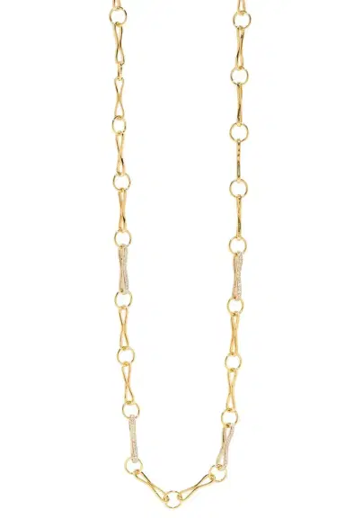 Azlee Diamond Link Large Motif Double Link Chain Necklace | Thumbnail 1 Azlee Diamond Link Large Motif Double Link Chain Necklace | Thumbnail 1