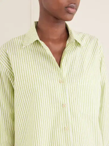Jamie Haller Weekend Striped Cotton Shirt | Thumbnail 5 Jamie Haller Weekend Striped Cotton Shirt | Thumbnail 5