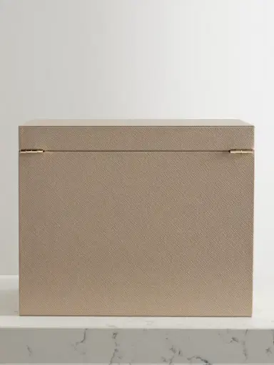 Smythson Deluxe Panama Textured-leather Jewelry Box | Thumbnail 4 Smythson Deluxe Panama Textured-leather Jewelry Box | Thumbnail 4