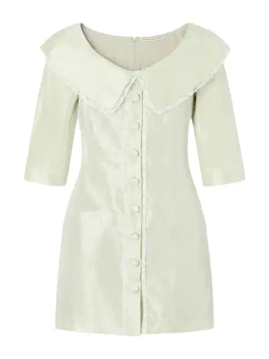 Alessandra Rich Lace-trimmed Silk Off-the-shoulder Mini Dress | Thumbnail 1 Alessandra Rich Lace-trimmed Silk Off-the-shoulder Mini Dress | Thumbnail 1