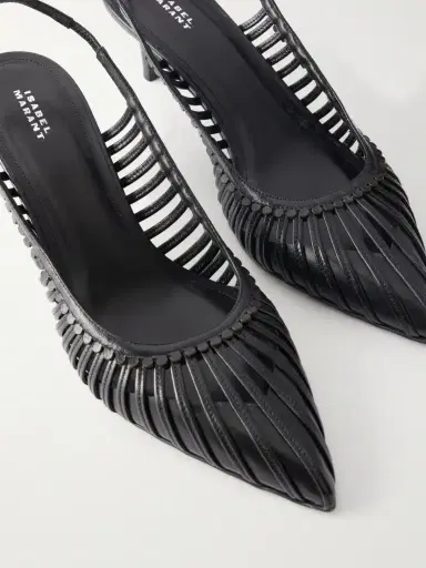 Isabel Marant Pionee Woven Leather Slingback Pumps | Thumbnail 5 Isabel Marant Pionee Woven Leather Slingback Pumps | Thumbnail 5