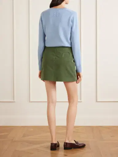 Blazé Milano Coci Cotton-corduroy Mini Skirt | Thumbnail 4 Blazé Milano Coci Cotton-corduroy Mini Skirt | Thumbnail 4