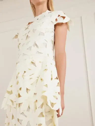 Simkhai Broderie Anglaise Crepe Gown | Thumbnail 4 Simkhai Broderie Anglaise Crepe Gown | Thumbnail 4