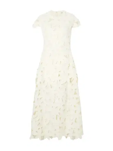 Simkhai Broderie Anglaise Crepe Gown | Thumbnail 1 Simkhai Broderie Anglaise Crepe Gown | Thumbnail 1