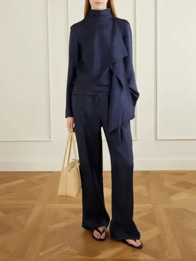 RÓHE Silk-satin Wide-leg Pants | Thumbnail 2 RÓHE Silk-satin Wide-leg Pants | Thumbnail 2