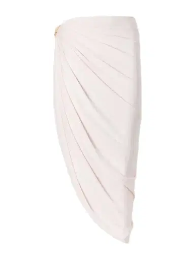 Sportmax Embellished Draped Jersey Midi Skirt | Thumbnail 1 Sportmax Embellished Draped Jersey Midi Skirt | Thumbnail 1