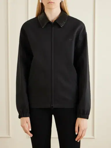 Courrèges Logo-embroidered Cotton Canvas Bomber Jacket | Thumbnail 3 Courrèges Logo-embroidered Cotton Canvas Bomber Jacket | Thumbnail 3