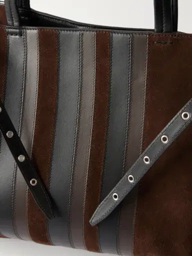 Proenza Schouler Days Paneled Leather And Suede Shoulder Bag | Thumbnail 5 Proenza Schouler Days Paneled Leather And Suede Shoulder Bag | Thumbnail 5