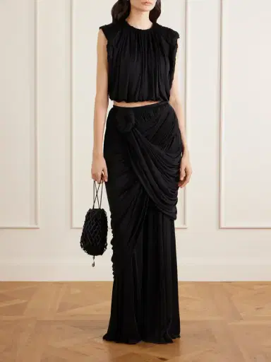 Heirlome Effie Gathered Silk-jersey Tank | Thumbnail 2 Heirlome Effie Gathered Silk-jersey Tank | Thumbnail 2