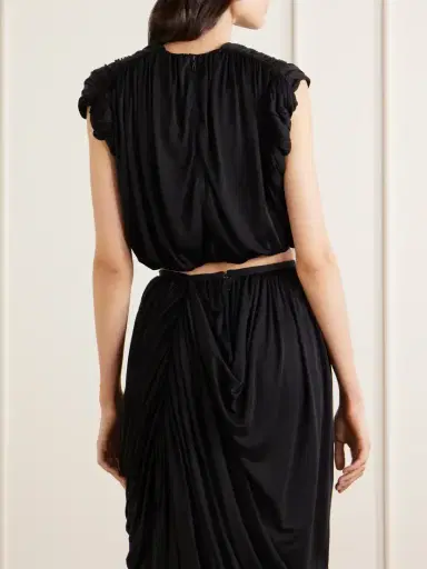 Heirlome Effie Gathered Silk-jersey Tank | Thumbnail 3 Heirlome Effie Gathered Silk-jersey Tank | Thumbnail 3