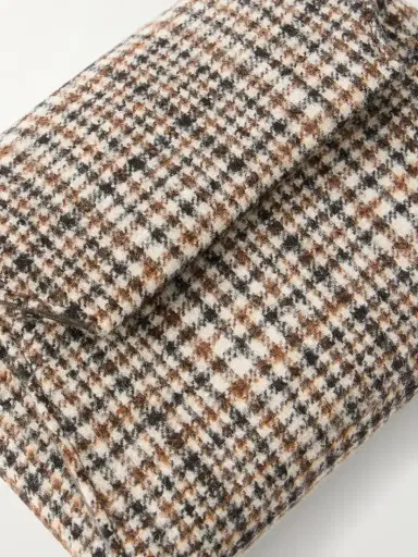 Brunello Cucinelli Checked Wool Clutch | Thumbnail 5 Brunello Cucinelli Checked Wool Clutch | Thumbnail 5