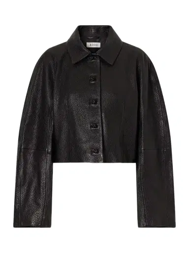 RÓHE Cropped Textured-leather Jacket | Thumbnail 1 RÓHE Cropped Textured-leather Jacket | Thumbnail 1