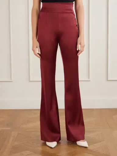 Galvan Satin Flared Pants | Thumbnail 3 Galvan Satin Flared Pants | Thumbnail 3