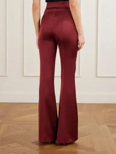 Galvan Satin Flared Pants | Thumbnail 4 Galvan Satin Flared Pants | Thumbnail 4