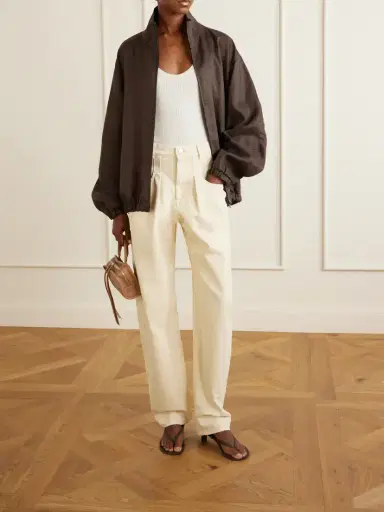 ssstein Gathered Linen Jacket | Thumbnail 2 ssstein Gathered Linen Jacket | Thumbnail 2