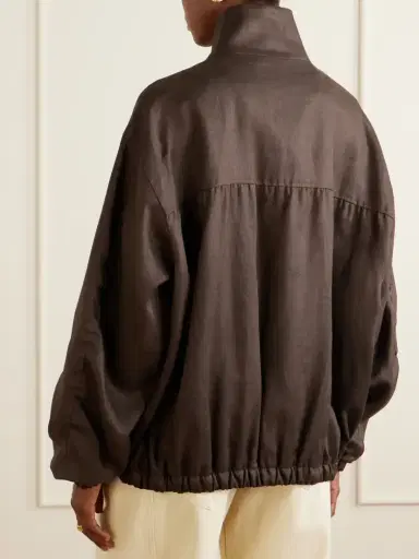 ssstein Gathered Linen Jacket | Thumbnail 4 ssstein Gathered Linen Jacket | Thumbnail 4