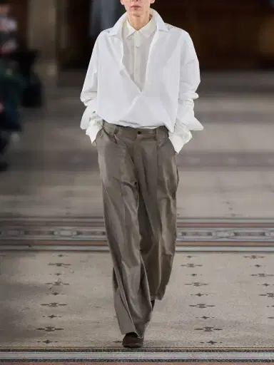 ssstein Wool Pleated Wide-leg Pants | Thumbnail 5 ssstein Wool Pleated Wide-leg Pants | Thumbnail 5