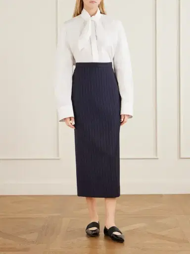 Givenchy Tie-detailed Cotton Shirt | Thumbnail 2 Givenchy Tie-detailed Cotton Shirt | Thumbnail 2