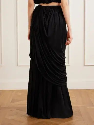 Heirlome Effie Draped Silk-jersey Maxi Skirt | Thumbnail 3 Heirlome Effie Draped Silk-jersey Maxi Skirt | Thumbnail 3